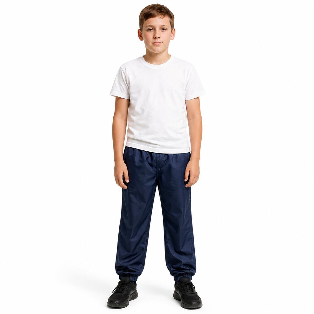 Athletic Works Boys Drieworks Jogger Pants Navy Blue Size Large 10/12 Activewear